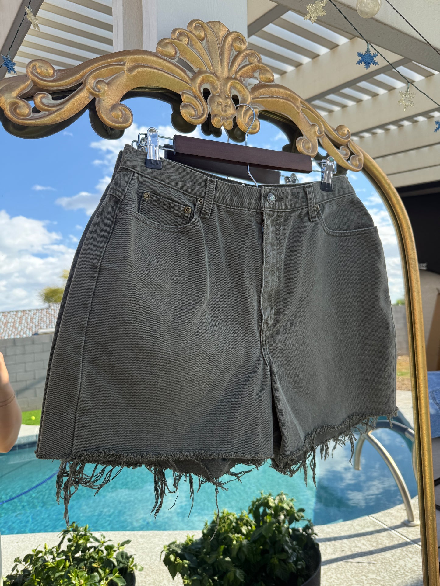 Vintage Green Shorts - 30