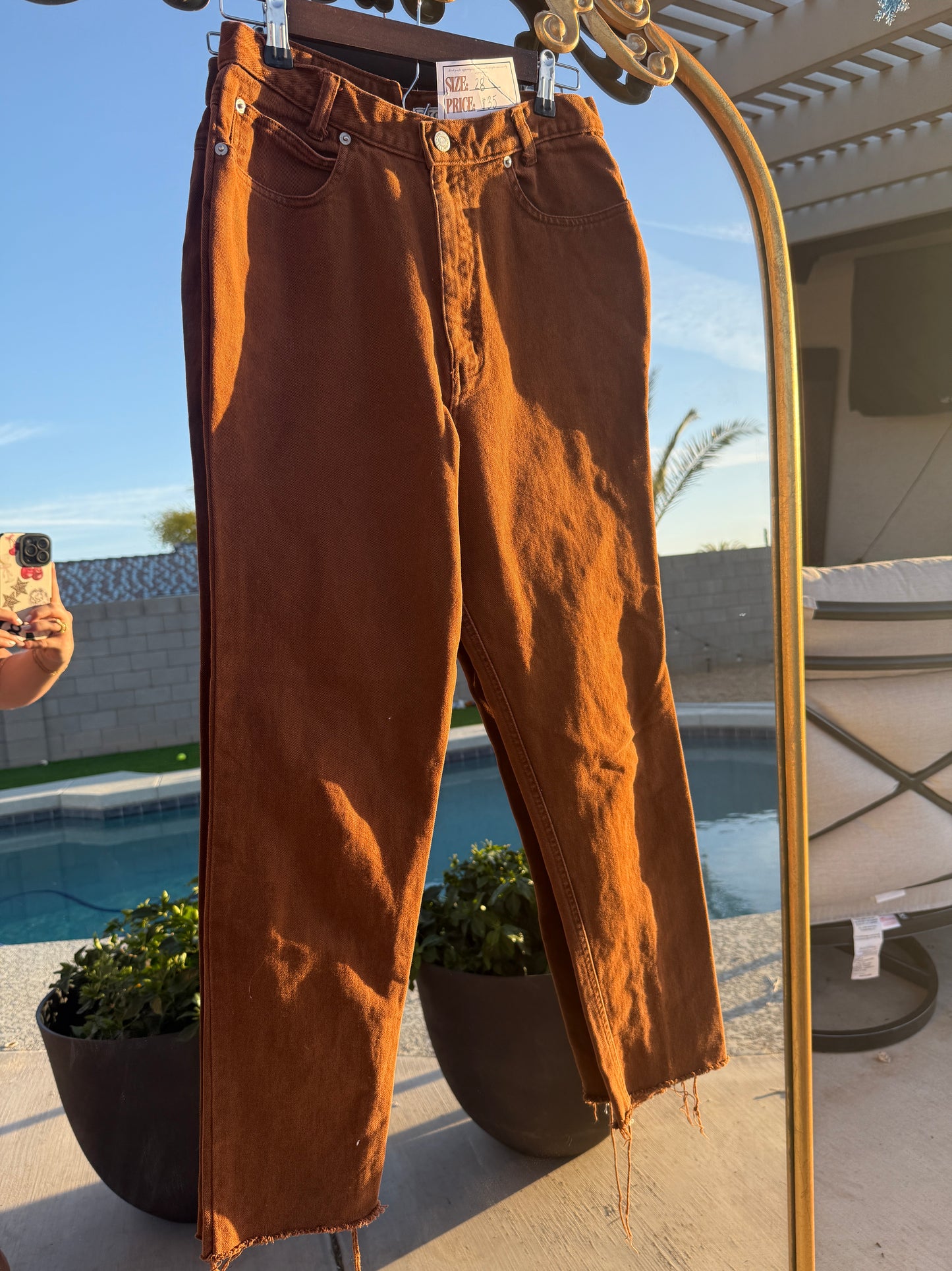 Vintage Dungaree Jeans - 28