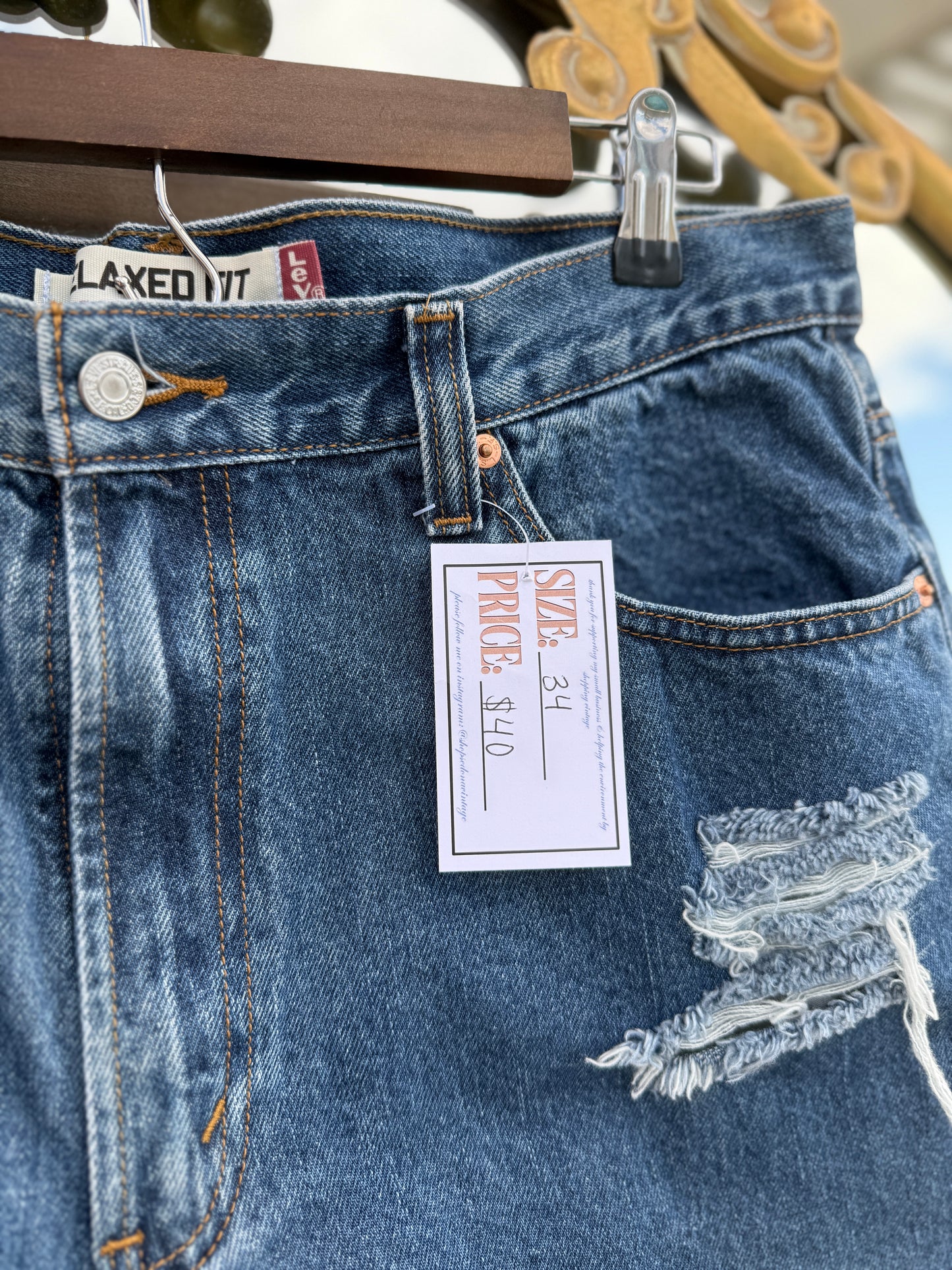 Vintage Levi 550 Shorts - 34
