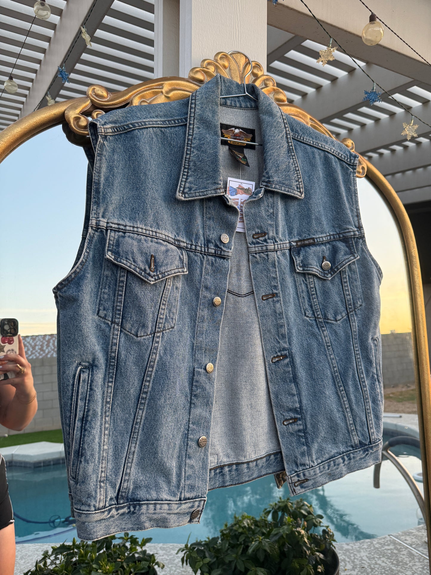 Harley Davidson Denim Vest
