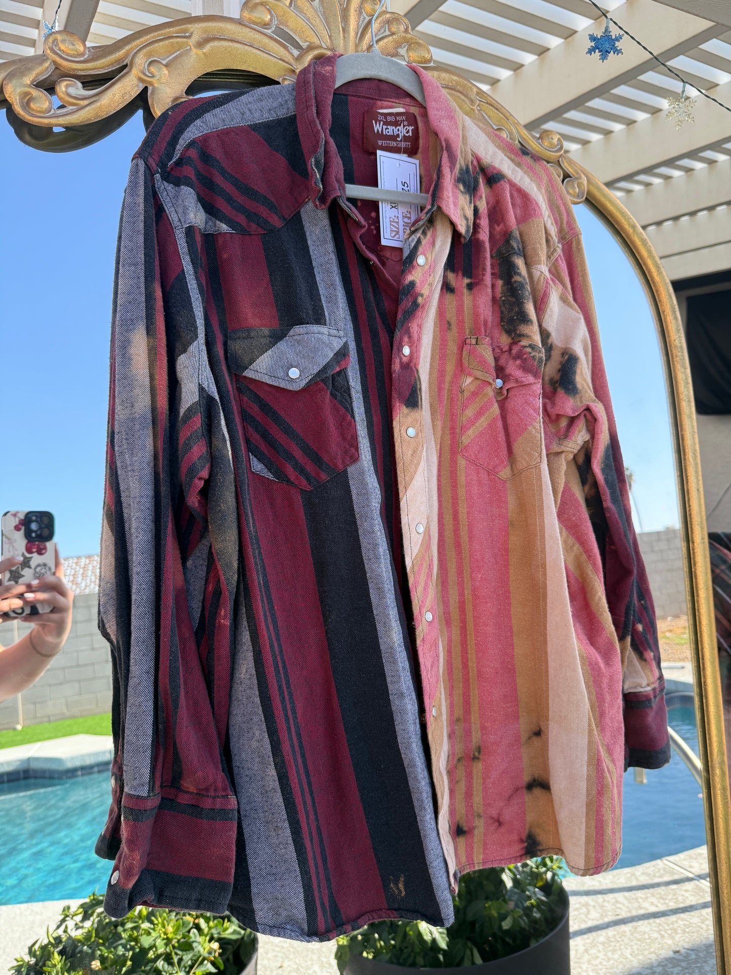 Wrangler Bleach Flannel