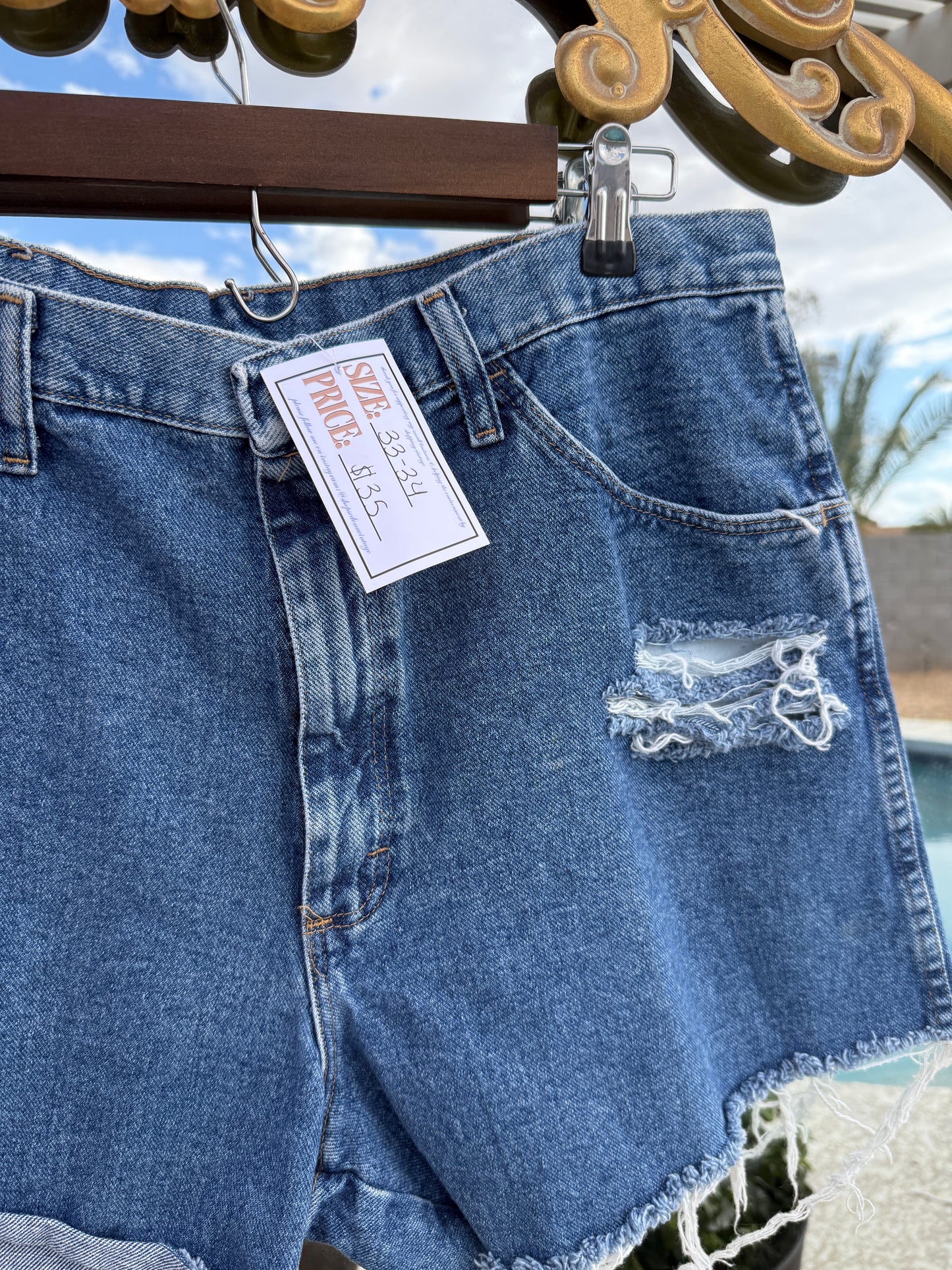 Vintage Wrangler Shorts - 33/34