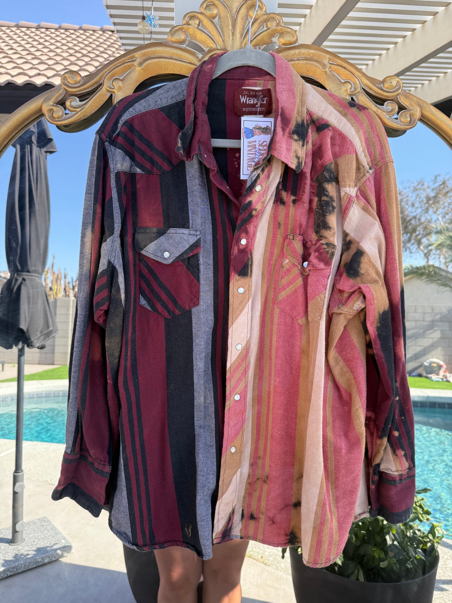 Wrangler Bleach Flannel