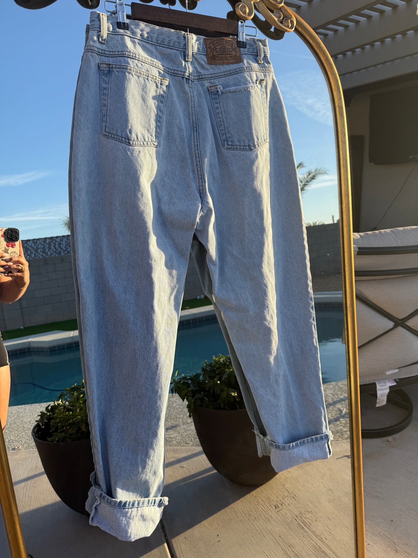 Vintage Dungaree Jeans - 28