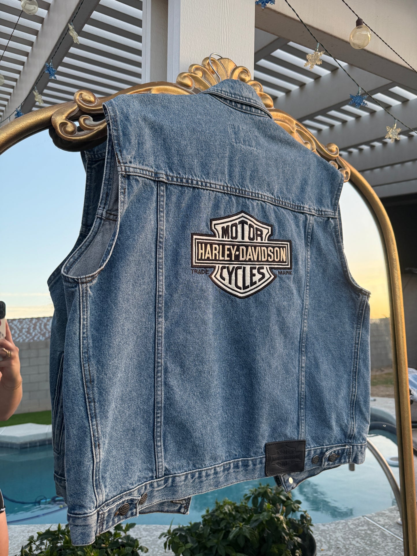 Harley Davidson Denim Vest