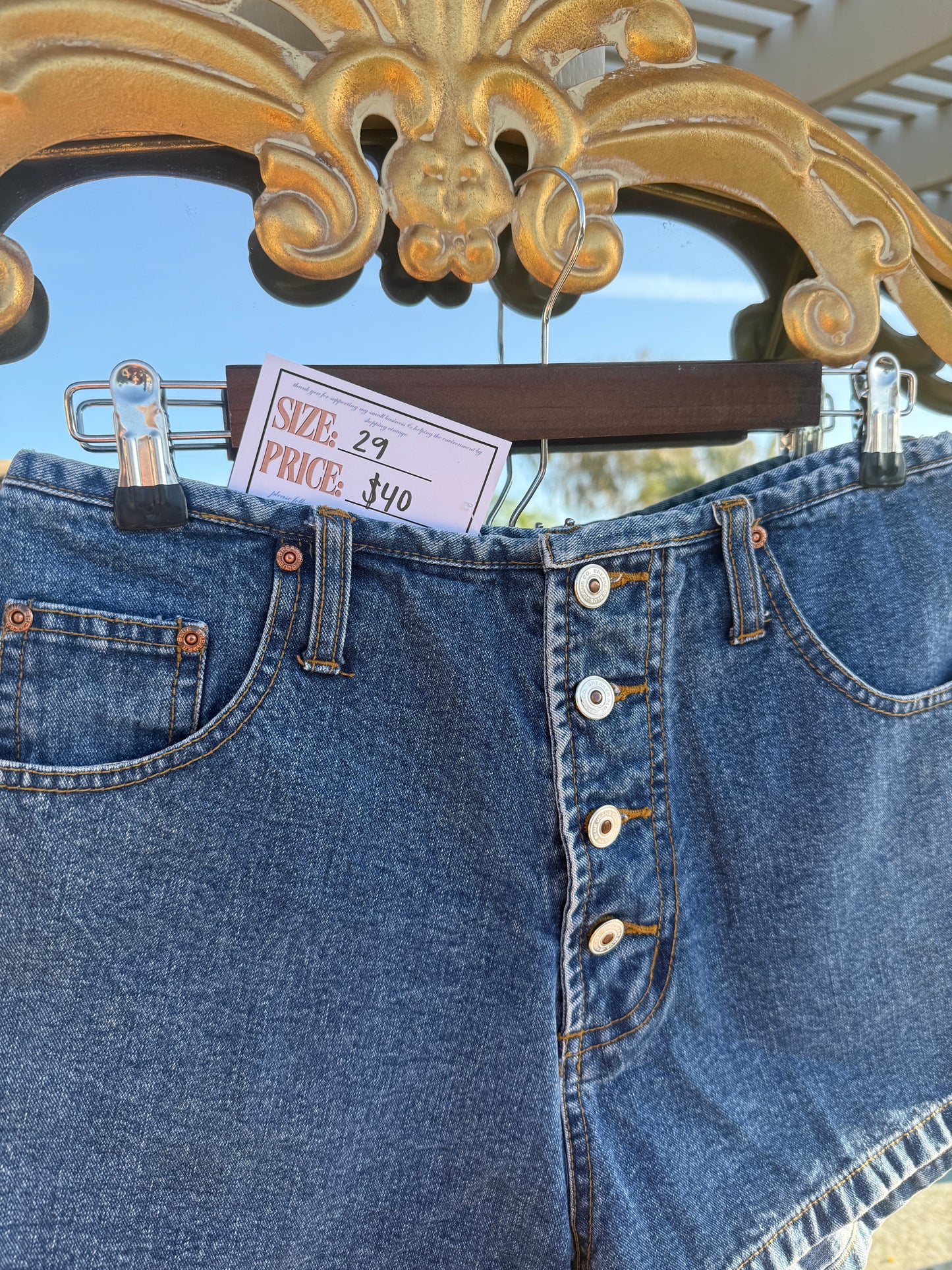 Vintage Jean Short - 29”