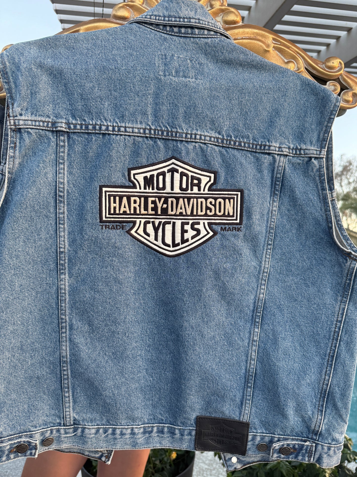 Harley Davidson Denim Vest