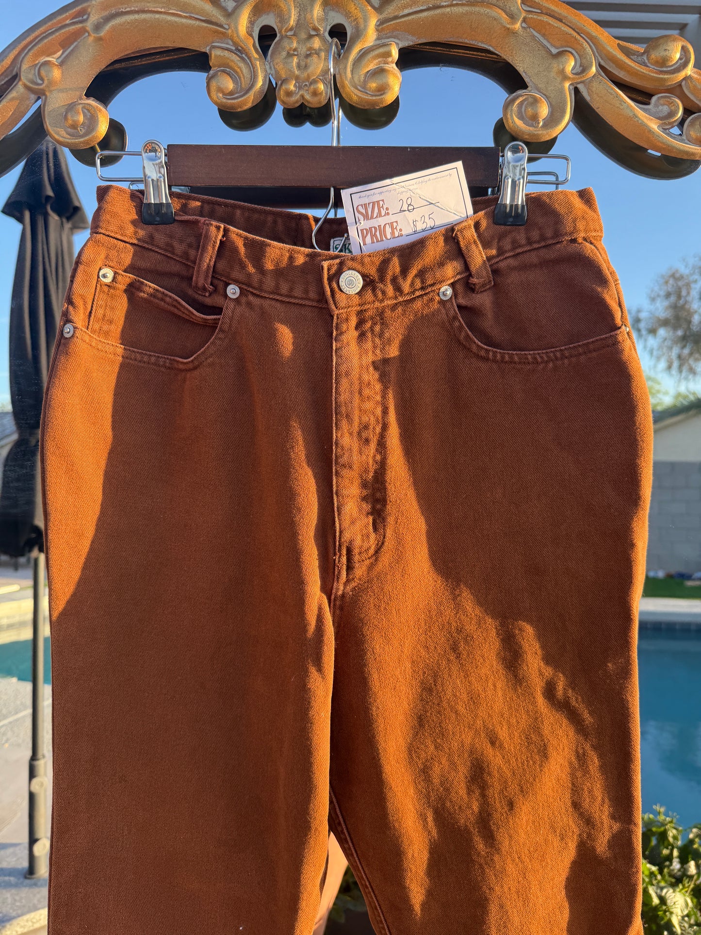 Vintage Dungaree Jeans - 28