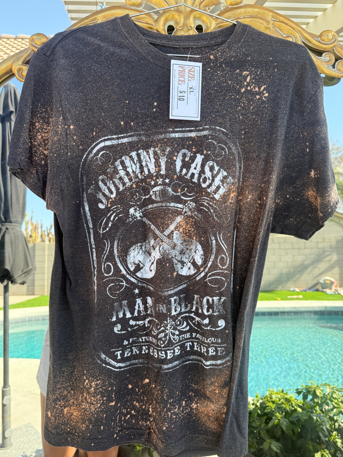 Johnny Cash Bleach Tee