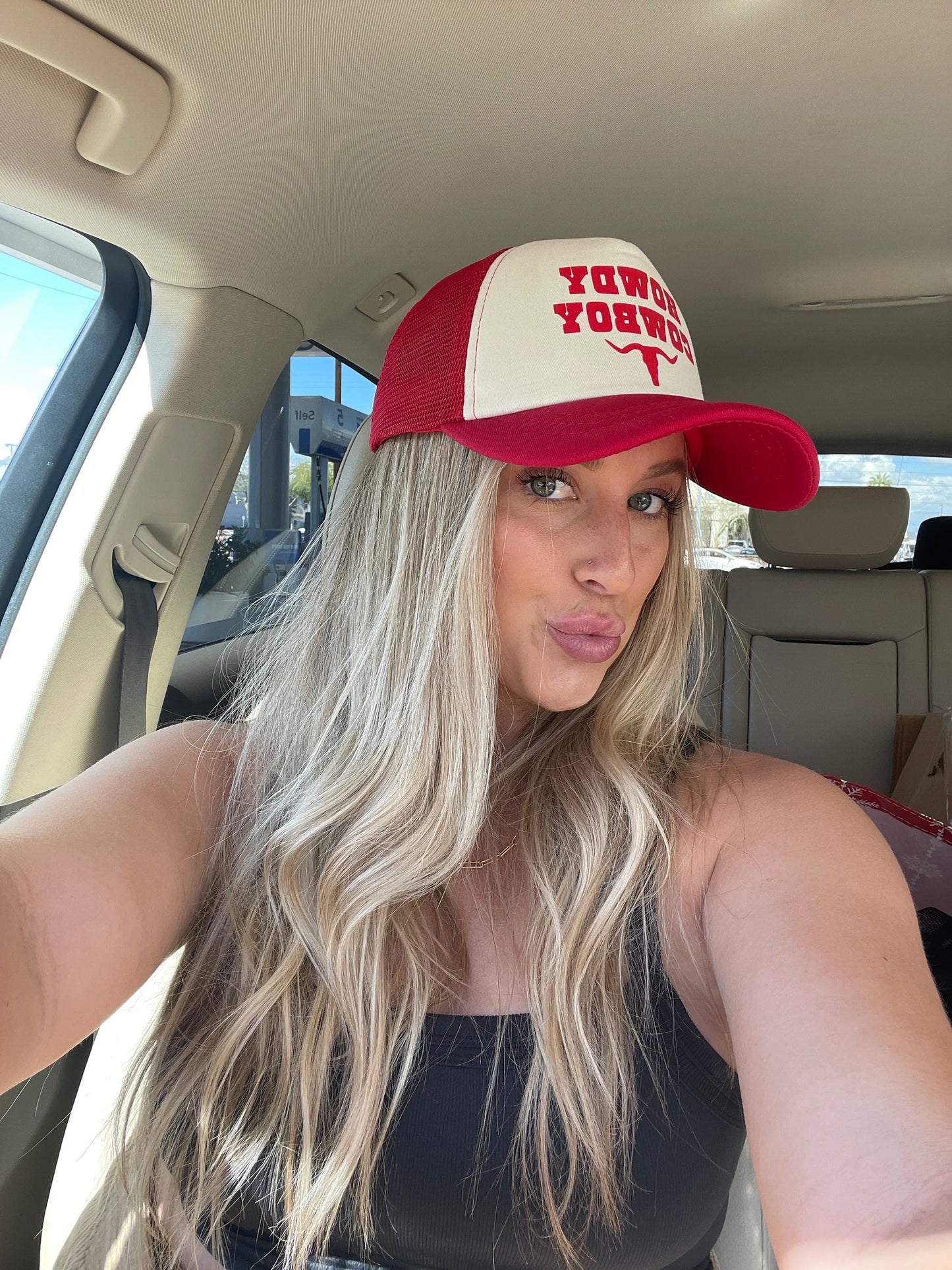 Howdy Cowboy Trucker Hat