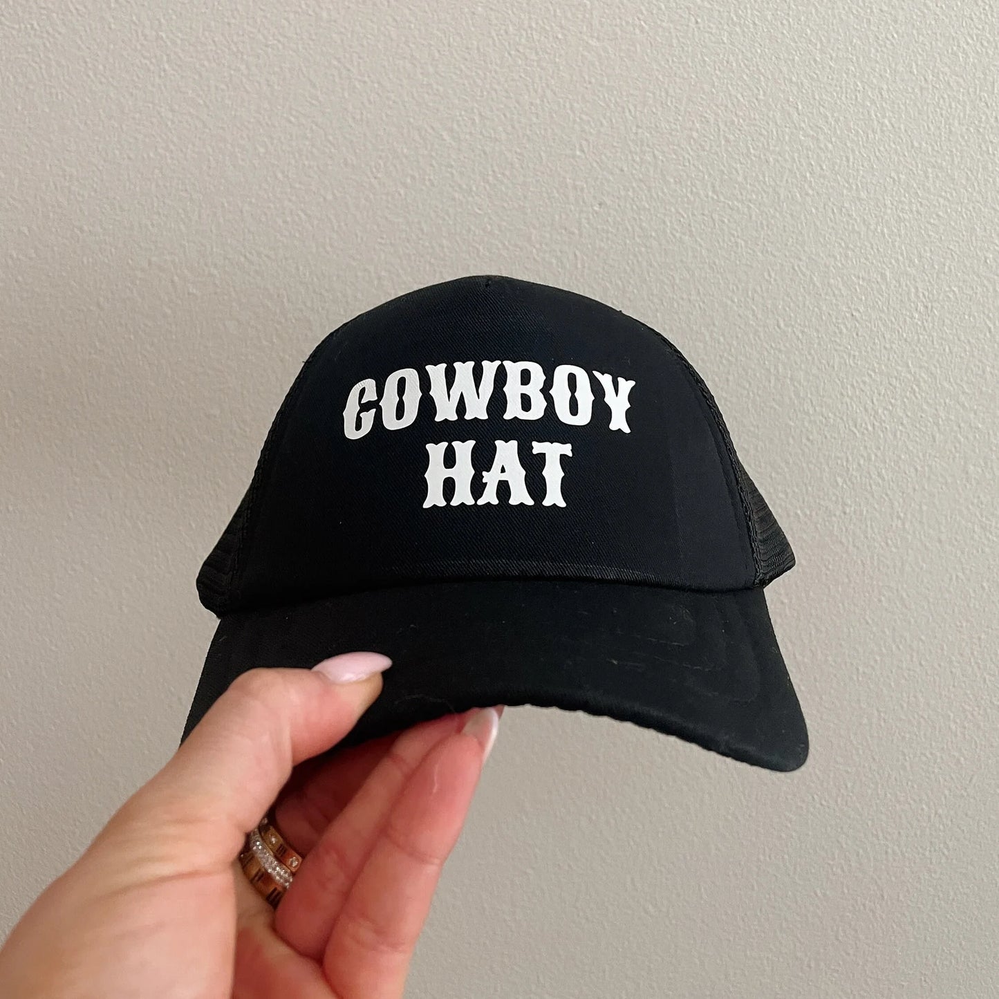 Cowboy Hat Trucker Hat